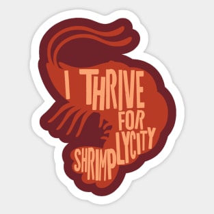 shrimp dad jokes Sticker